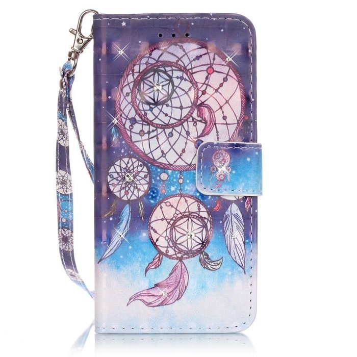 Galaxy Grand Prime Case,ikasus Shiny Glitter Diamond Colorful Art Painting PU Leather Flip Wallet Pouch Stand... N10