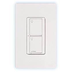 Lutron PD-5WS-DV-WH Light Switch, Caseta Wireless 5A Lighting & 3A Fan RF On/Off - White Model: PD-5WS-DV-WH by...