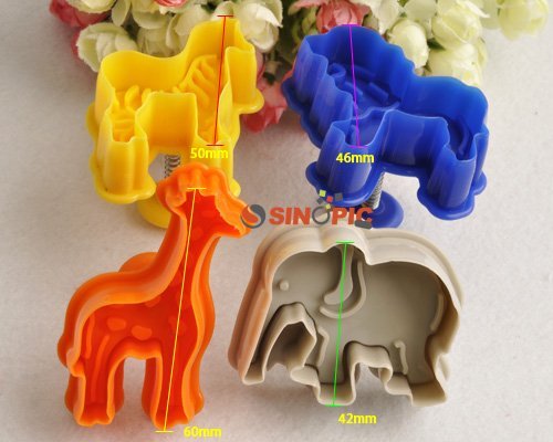 ZNU Easter Day Cake Cookie Decorating Cutters Fondant Sugarcraft Plunger Set Mold Tools N4