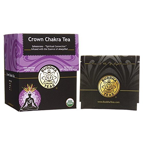 Crown Chakra Tea - Organic Herbs - 18 Bleach Free Tea Bags