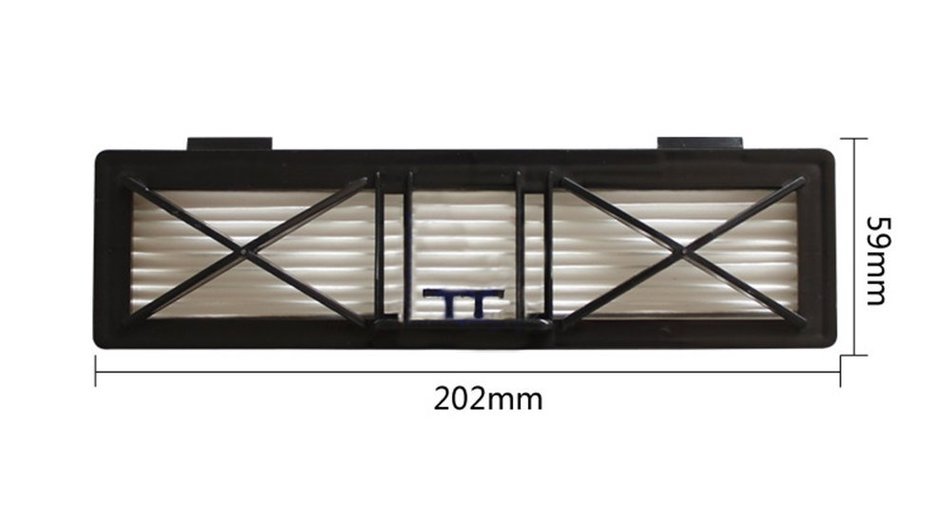 4 Replacement Hepa Filters Replace Part 945-0215 & 6 Side Brushes For Neato BotVac D Series D70、70E、75、80、85 N2