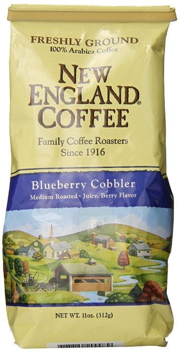 New England Coffee Blueberry Cobbler Coffee - 6 Pack 11oz.