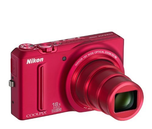 Nikon COOLPIX S9100 12.1 MP CMOS Digital Camera with 18x NIKKOR ED Wide-Angle Optical Zoom Lens and Full HD 1080p... N9
