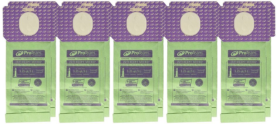 ProTeam Paper Bag, Extreme Intercept Micro ProForce 10 Pack