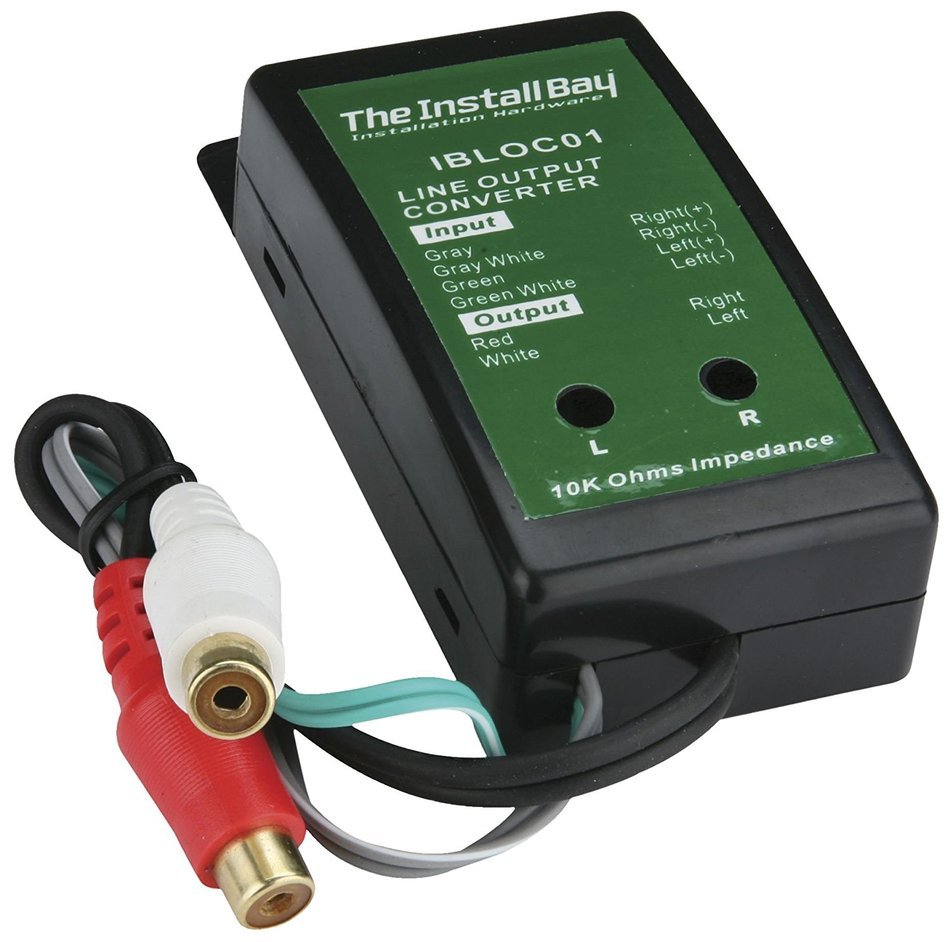 Install Bay IBLOC02 2 Channel Adjustable Line Level Convertor 80 Watt Each