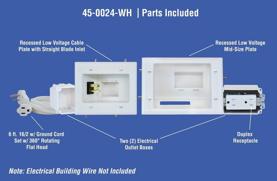 DataComm Expandable Media Box With Duplex Receptacle