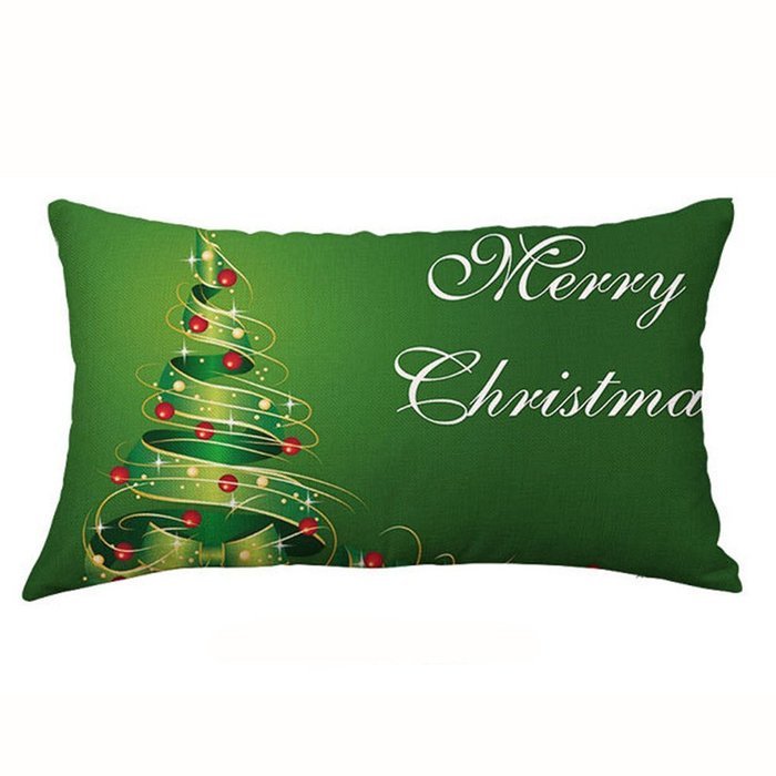 Pillow Cover,Haoricu Christmas Snowflake Rectangle Cotton Line Pillow Cases Cushion Covers (F2) N21