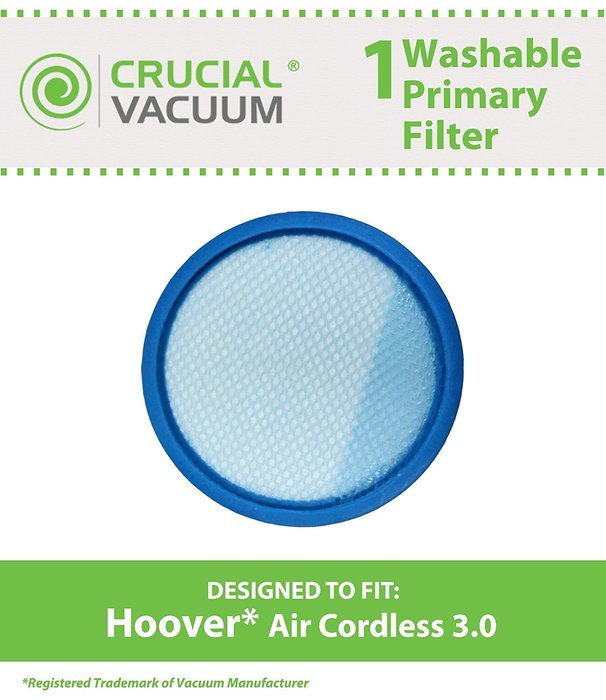 Hoover Air Cordless 3.0 BH50140 Washable & Reusable Pre Filter, Designed & Engineered by Crucial Vacuum