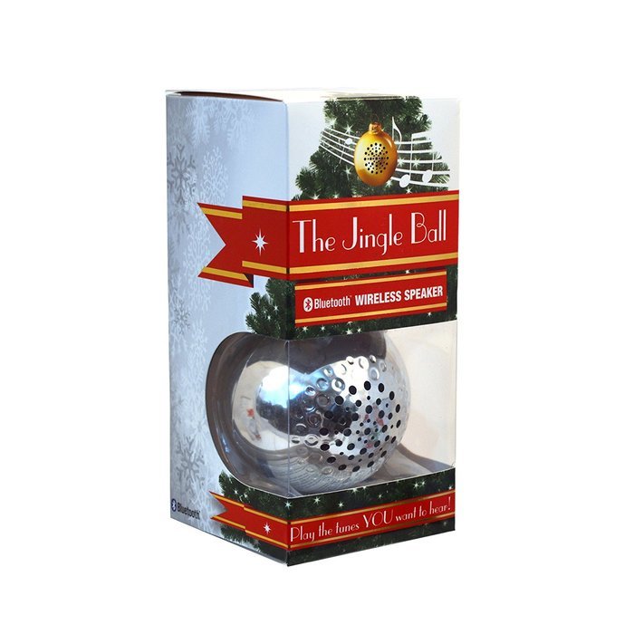 Life Made Tree Tunes Christmas Ornament Bluetooth Speaker for Smartphones - Retail Packaging - Green N7