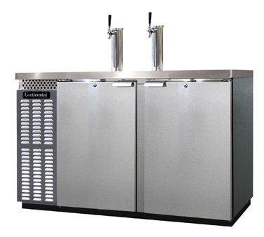 Continental Draft Beer Cooler 50" Wide KC59-SS