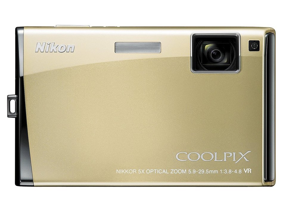 Nikon Coolpix S60 10MP Digital Camera with 5x Optical Vibration Reduction (VR) Zoom (Platinum Bronze) N2