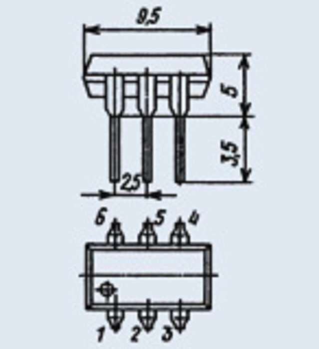 Optocouplers AOT128B USSR 10 pcs