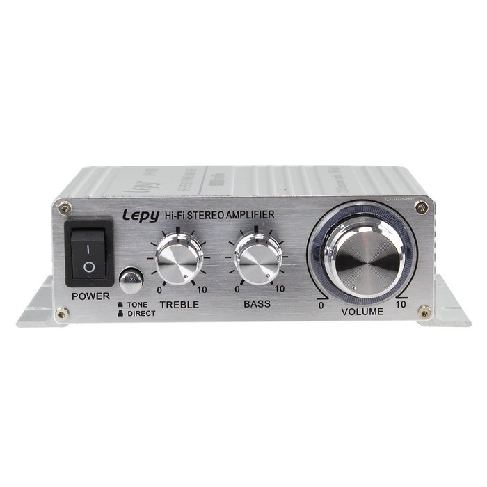 Lepy LP-2024A+ Digital 2x20W Mini Hi-fi Stereo Power Amplifier Silver with 3A Power Cable for MP3 MP4 Mobile Phone...