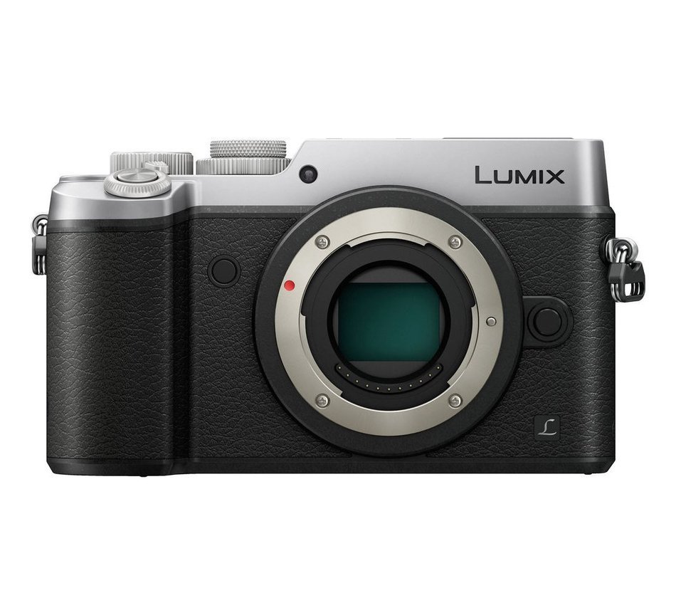 Panasonic Lumix DMC-GX8 Mirrorless Micro Four Thirds Digital Camera (Body Only, Silver) with Wireless LED Flash... N6