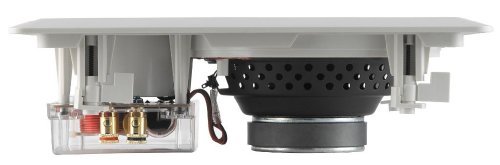 Yamaha Natural Sound Custom Easy-to-install In-Wall Flush Mount 3-Way 150 watts Speaker (Set of 4) with a 1" Swivel...