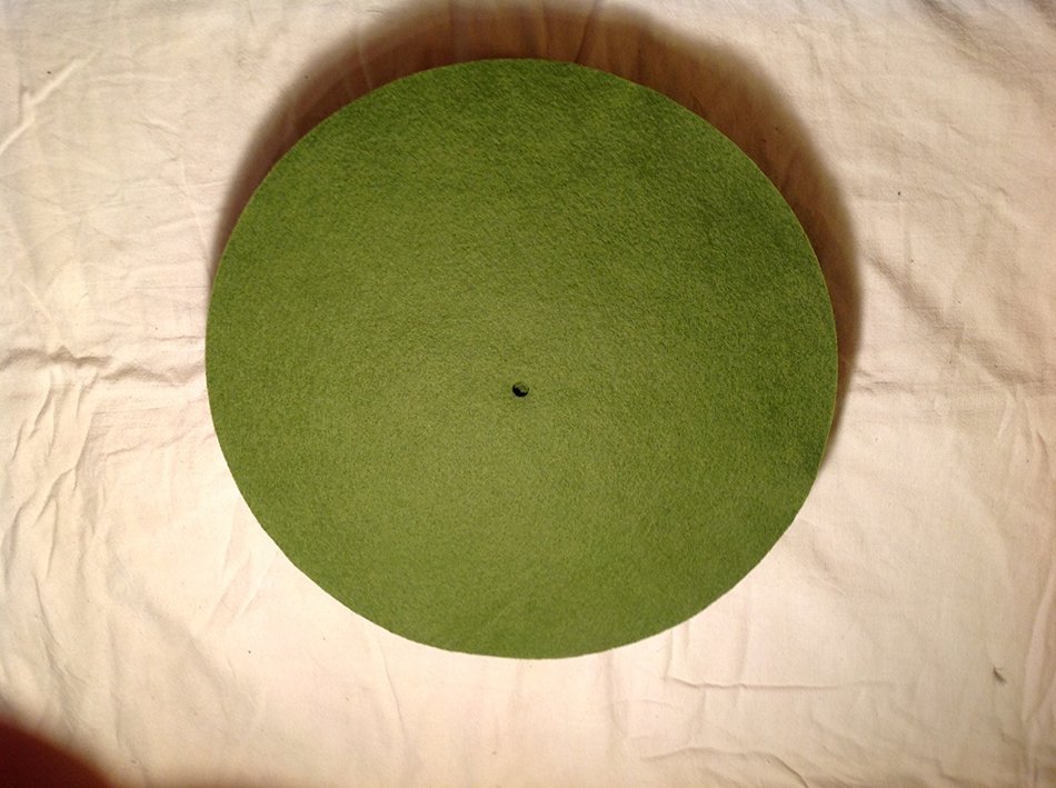 10" Replacement Felt Cover for Phonograph Turntable