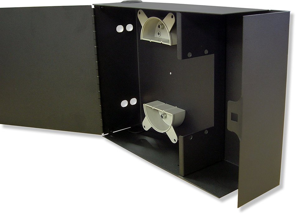 Lynn Electronics Fiber Optic Wall Mount Enclosure Box, holds 2 LGX footprint panels or modules for a maximum capacity... N2