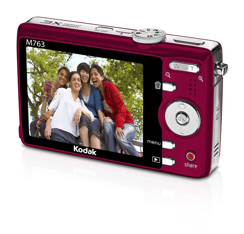 Kodak Easyshare M763 7.2 MP Digital Camera with 3xOptical Zoom (Black) N2