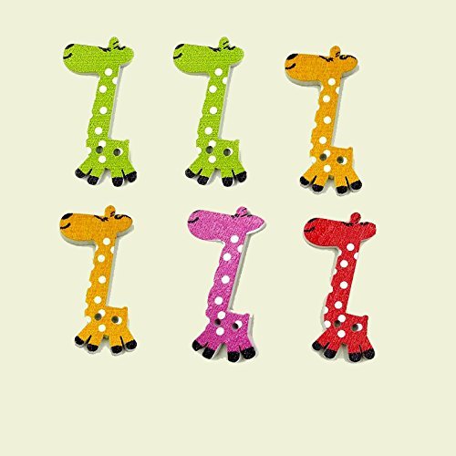 MuLuo 50pcs/Pack Cute Cartoon Bee Environmental Protection Buttons Cartoon Bee N4