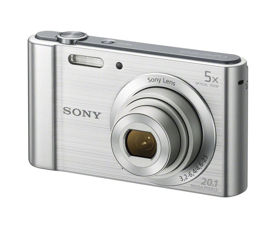 Sony W800/S 20.1 MP Digital Camera (Silver) N9