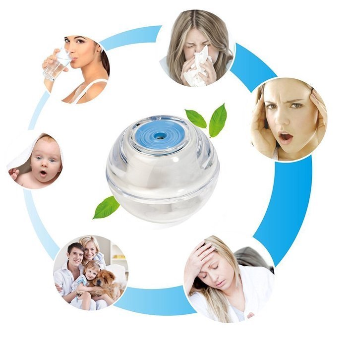 SpeedControl Air Humidifier Ultrasonic Diffuser Aromatherapy Mist Humidifier Cool Purifier, USB with Colorful... N6