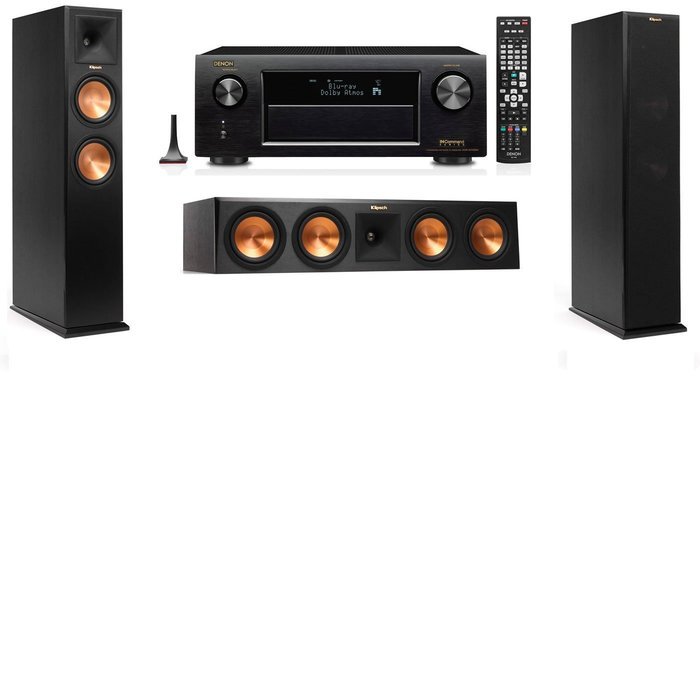 Klipsch RP-260F Tower Speakers-3.0-Denon AVR-X4100W