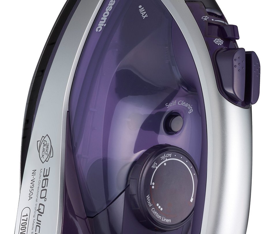 Panasonic NI-W950A Multi-Directional Steam Iron w/Alumite Soleplate N3