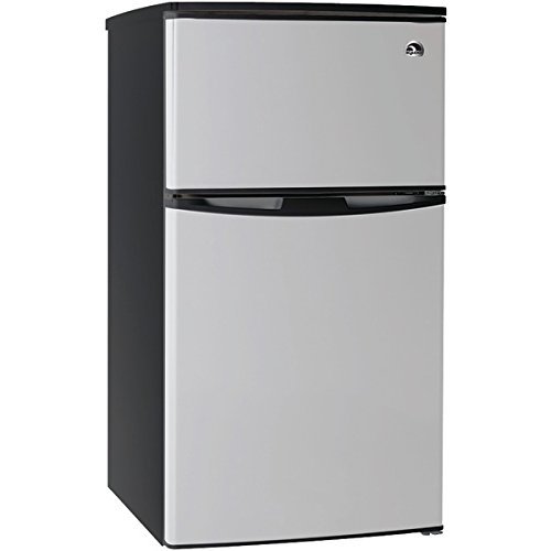 New Igloo FR834 3.2 Cubic-ft Stainless Steel Refrigerator with 2 Doors