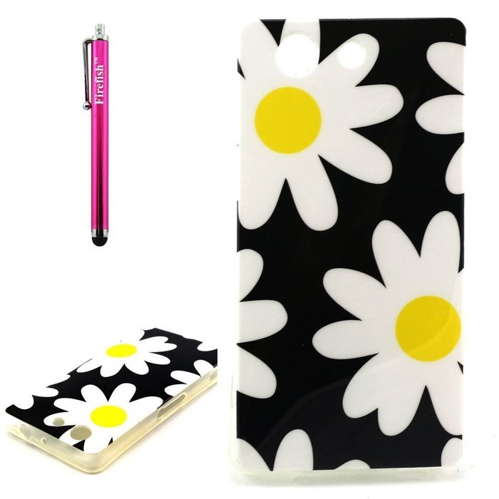 Xperia Z3 Case, Firefish [Shock Absorbent] [Slim Fit] [Anti Slip] Design Clear TPU Gel Silicone Soft Protective... N25
