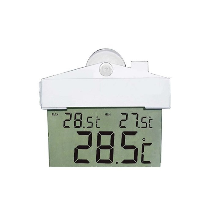 Balight NEW Adsorbable Indoor/Outdoor Thermometer Temperature Hygrometer Weather Station Digital LCD Window N6