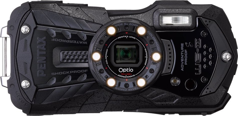Pentax Optio WG-2 Digital Camera, Black (Discontinued by Manufacturer) N15