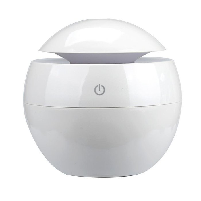 Tenworld 130ml Wood Grain USB Aromatherapy Essential Oil Diffuser Humidifier With Color Changing LED (Yellow) N12