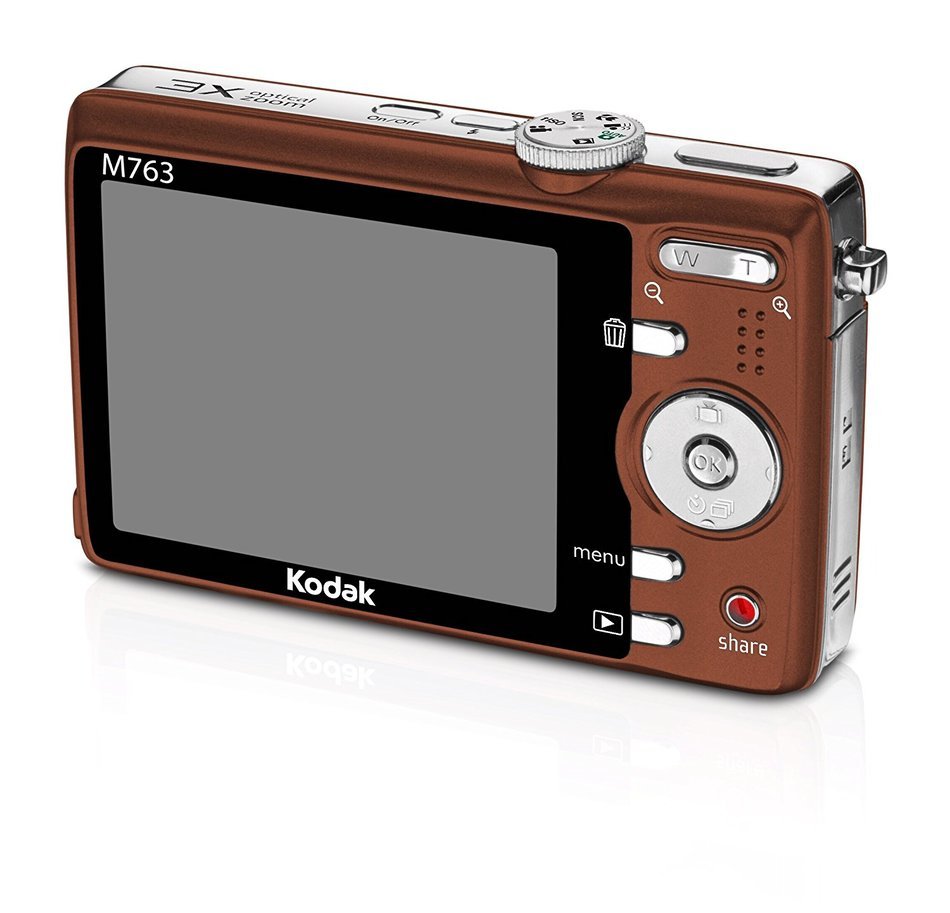 Kodak Easyshare M763 7.2 MP Digital Camera with 3xOptical Zoom (Black) N8