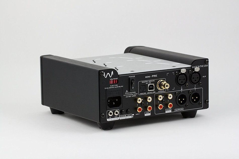 Wyred 4 Sound mPRE (SILVER) - Premium Audiophile Stereo Preamplifier with Built-in DAC and Headphone Amplifier