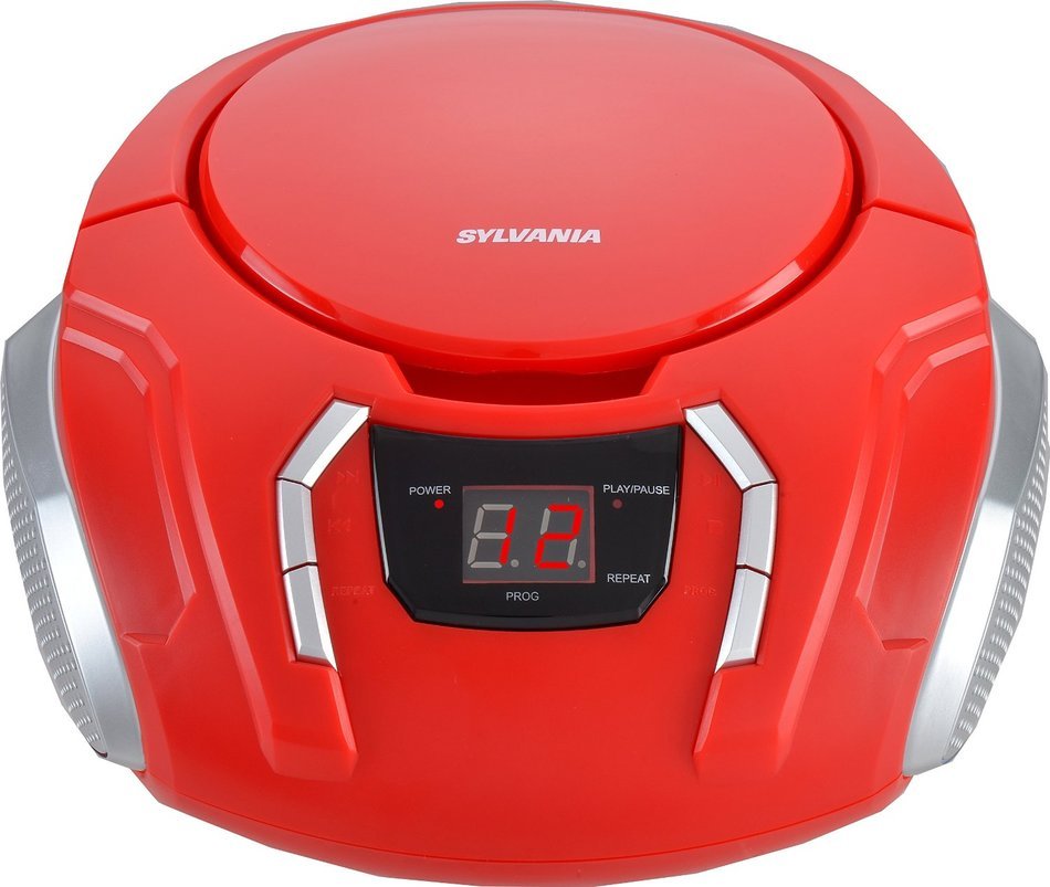 Sylvania Portable CD Boombox with AM/FM Radio (Black) N18