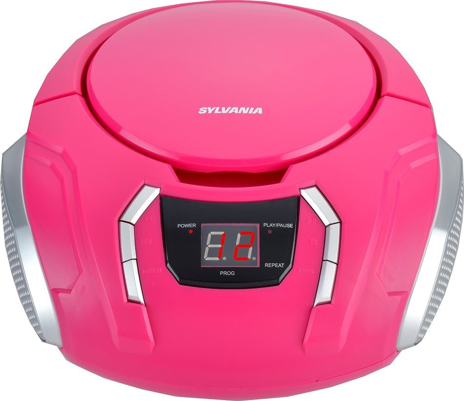 Sylvania Portable CD Boombox with AM/FM Radio (Black) N20