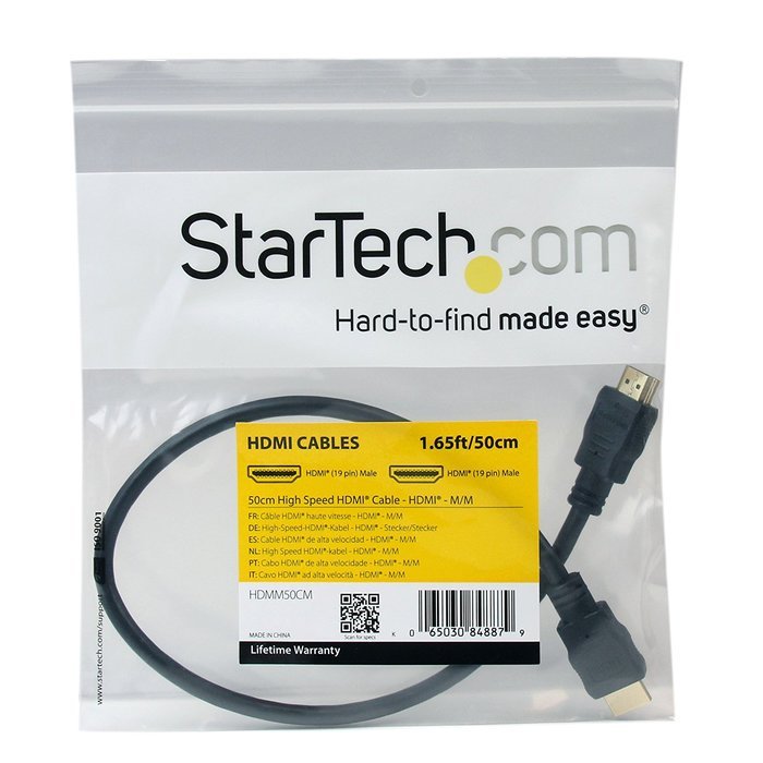 StarTech.com 8 ft High Speed HDMI Cable &ndash; Ultra HD 4k x 2k HDMI Cable &ndash; HDMI to HDMI M/M - 8ft HDMI 1.4 Cable... N9