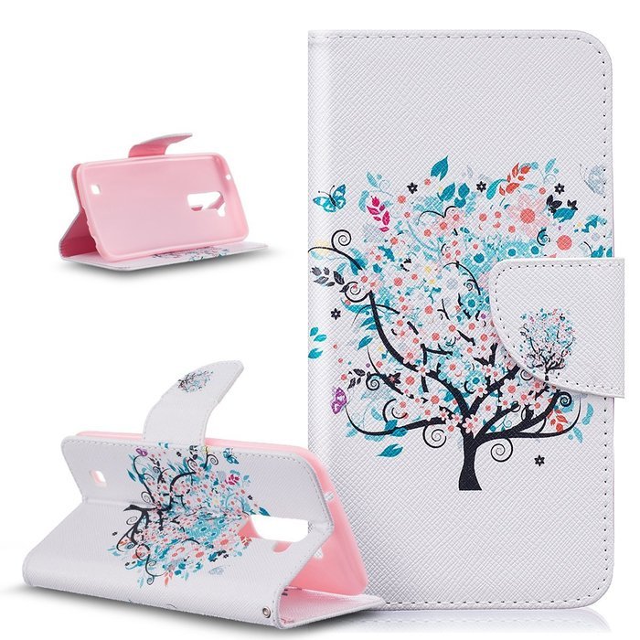LG K10 Case,LG K10 Cover,ikasus Colorful Painted Premium PU Leather Fold Wallet Pouch Case Flip Stand Credit Card... N22