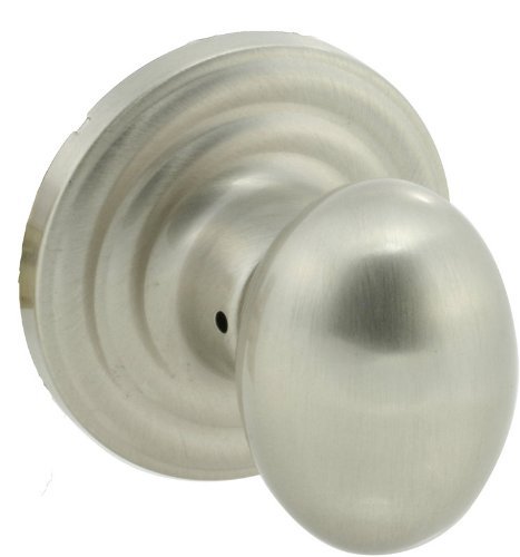 EZ-Set 115R-AN Traditional Collection Ansley Series Grade 2 Single Dummy Door Kn, Satin Nickel