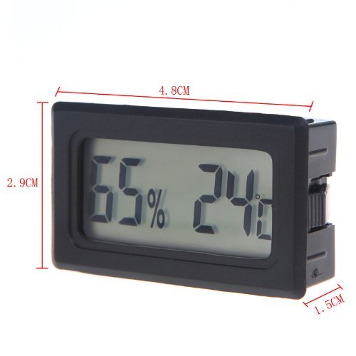 Docooler Mini Digital LCD Thermometer Hygrometer Humidity Temperature Meter Indoor N3