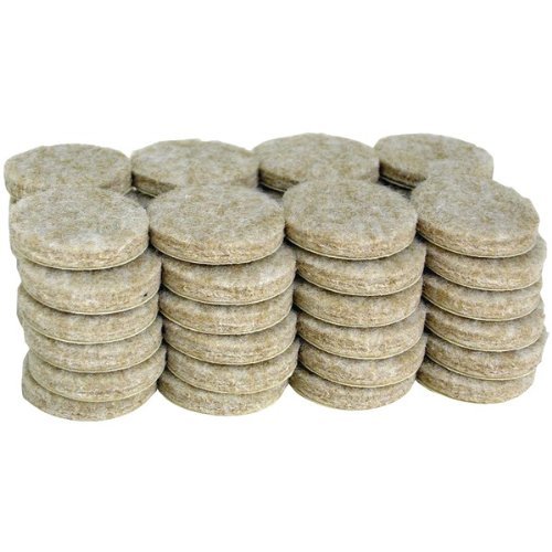 New 9972 Heavy-Duty Self-Adhesive Felt Pads, 48 pk