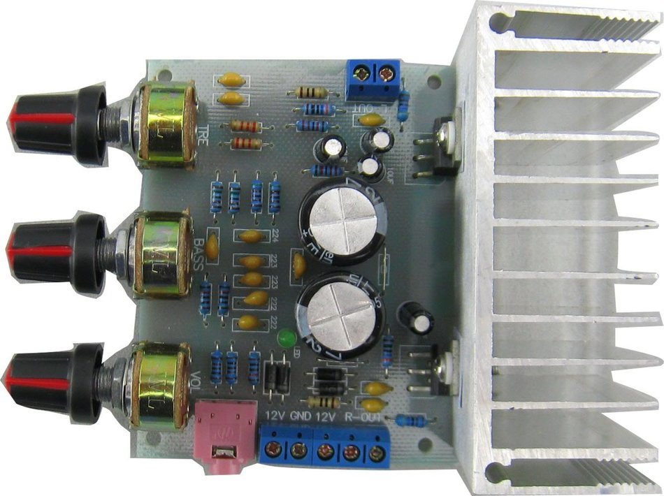 Yeeco TDA7377 DC 12V 35W+35W Digital Audio Power Amplifier Board 2.0 Dual-Channel Stereo Amp Board Amplify Module... N8