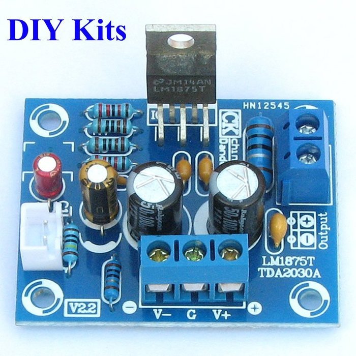 Qianson LM1875T HIFI 20W Mono Channel Audio Power Amplifier Board Max 30W AMP DIY Kits N6