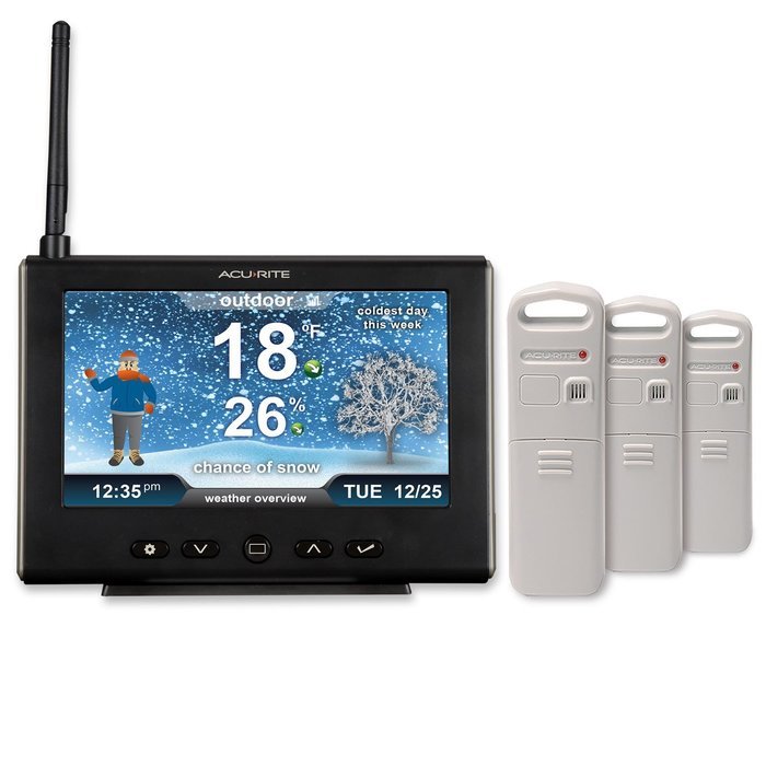 AcuRite 01610M High-Resolution Weather Station with Indoor/Outdoor Temperature, Humidity and Forecast N6