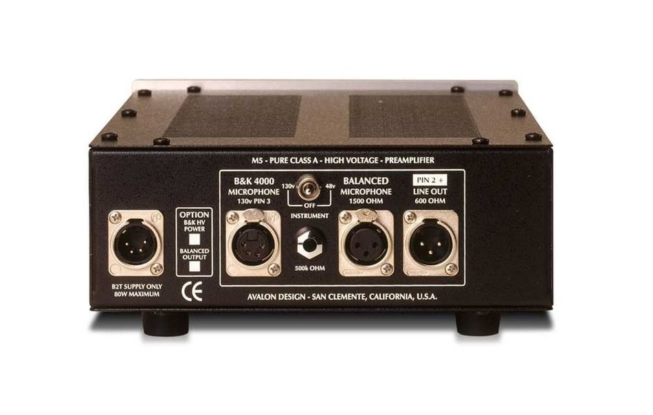 New Avalon Design | AD-2000 Series Pure Class-A Mono Microphone Preamplifier & DI, M5 with 6 Tone-Bank EQ, Transformer...