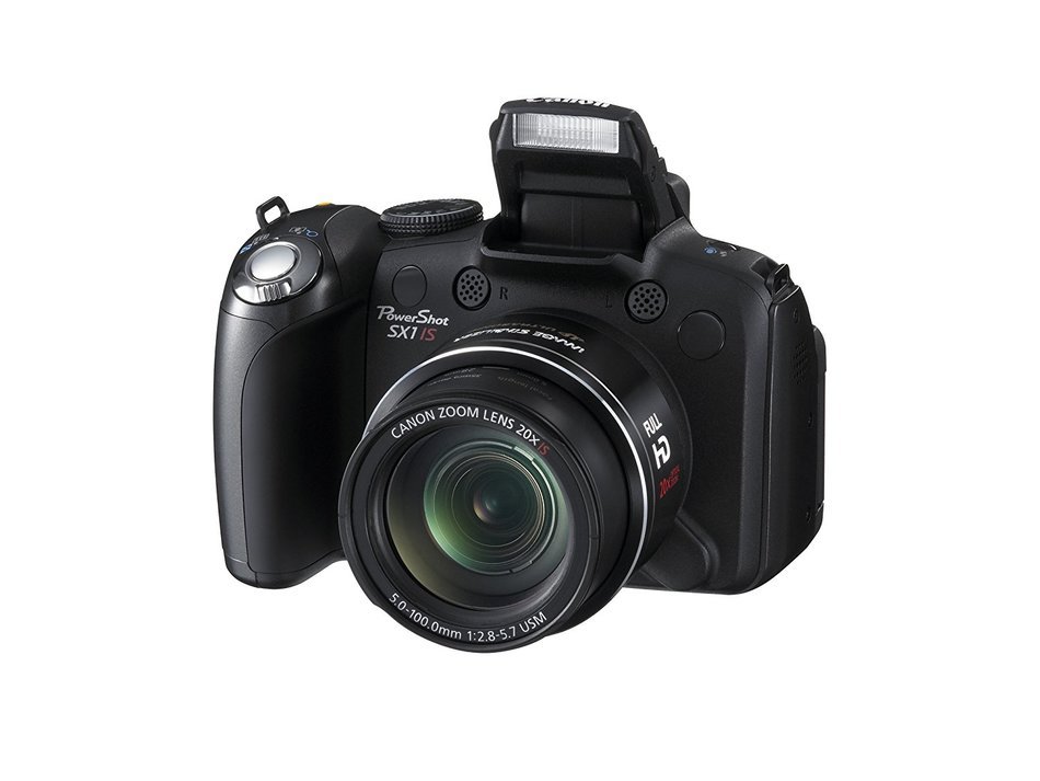 Canon PowerShot SX1IS 10 MP CMOS Digital Camera with 20x Wide Angle Optical Image Stabilized Zoom and 2.8-inch... N10