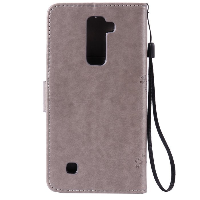 LG K10 Case, LG K10 Wallet Case,PHEZEN Cute Bear Don't Touch My Phone Design PU Leather Wallet Case Stand Flip... N37