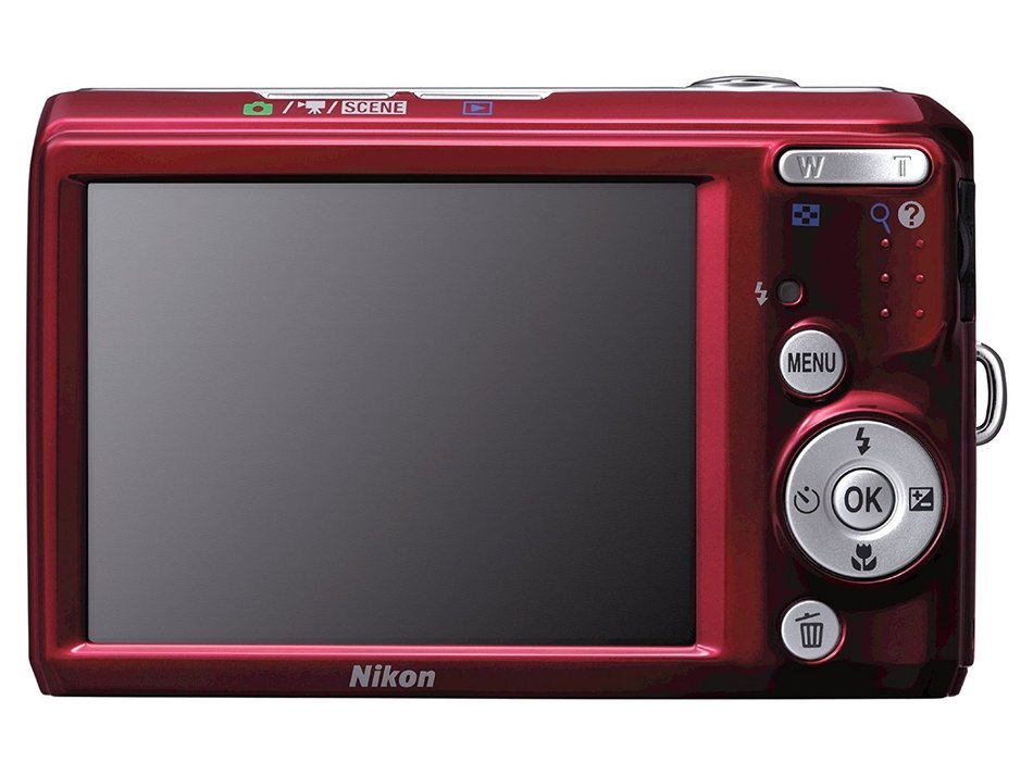 Nikon Coolpix L20 10MP Digital Camera with 3.6 Optical Zoom and 3 inch LCD, (Deep Red) N4