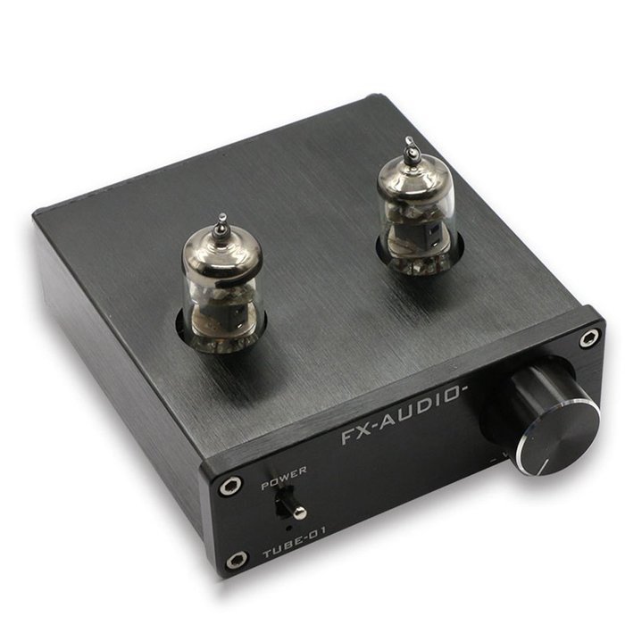 FX Audio TUBE-01 6J1 Tube Buffer HIFI Preamplifier (Silver)