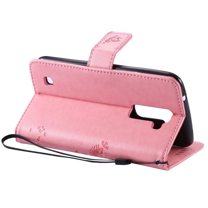 LG K10 Case, LG K10 Wallet Case,PHEZEN Cute Bear Don't Touch My Phone Design PU Leather Wallet Case Stand Flip... N52